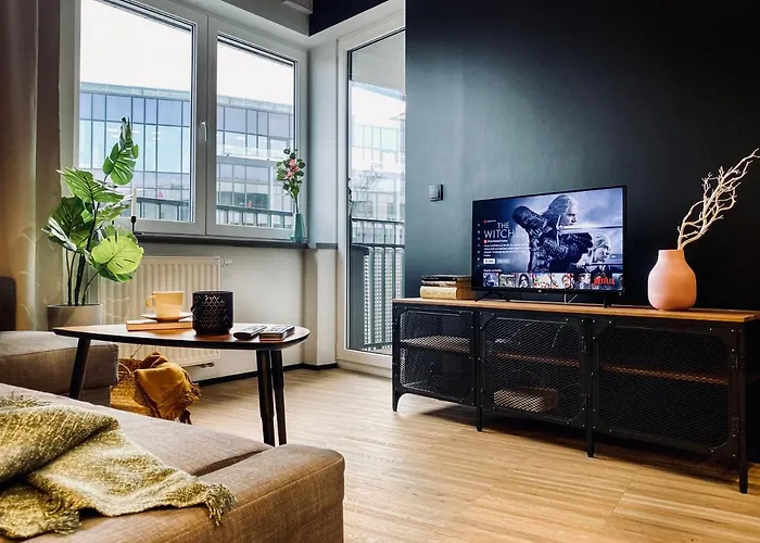 Next To Cracow Eye, Vistula Boulevards Apartamento